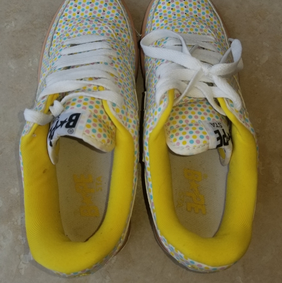 A Bathing Ape Bapesta FS-001 Pink/Sax - Picture 6 of 9